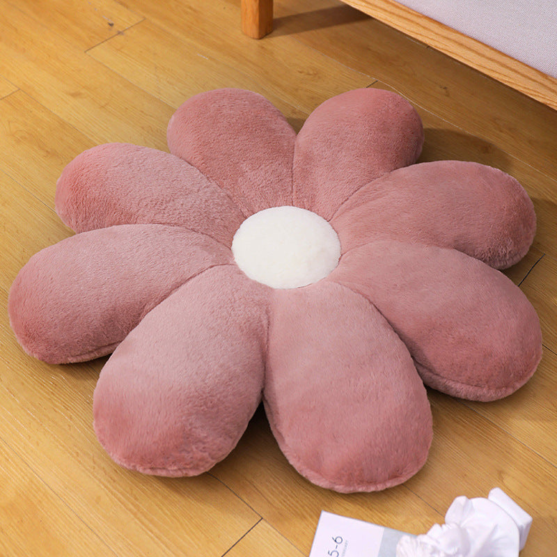 Plush Daisy Floor Cushion