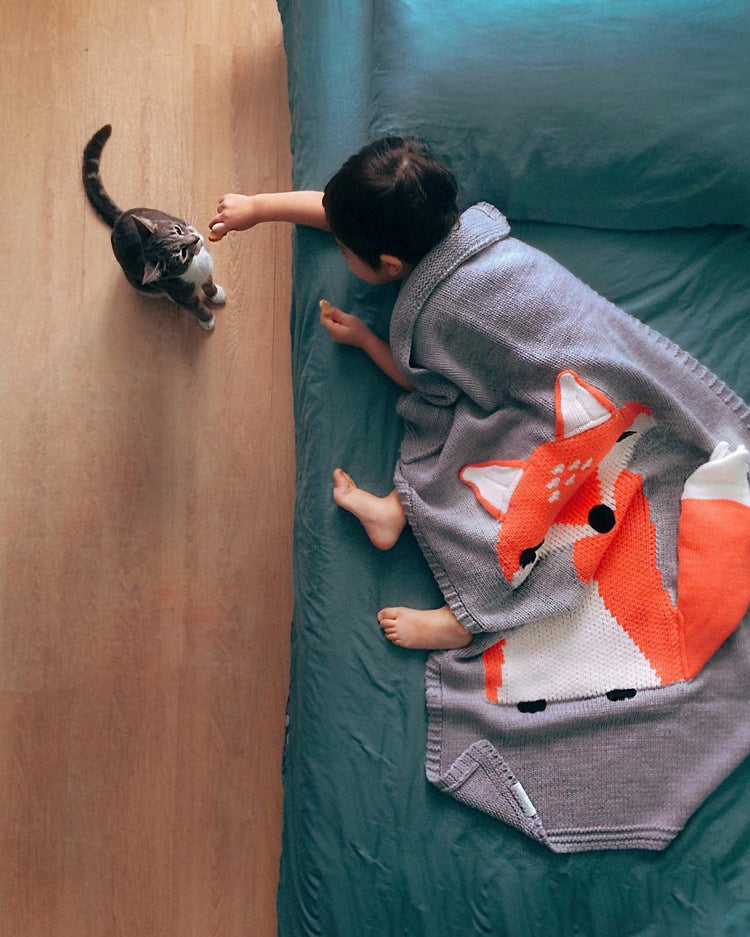 All Season Fox Blanket for Toddlers
