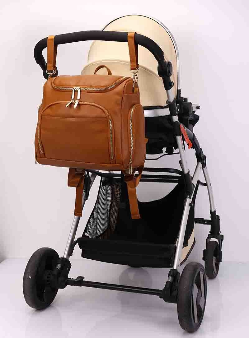 LittleLuxe PU Leather Nappy Bag