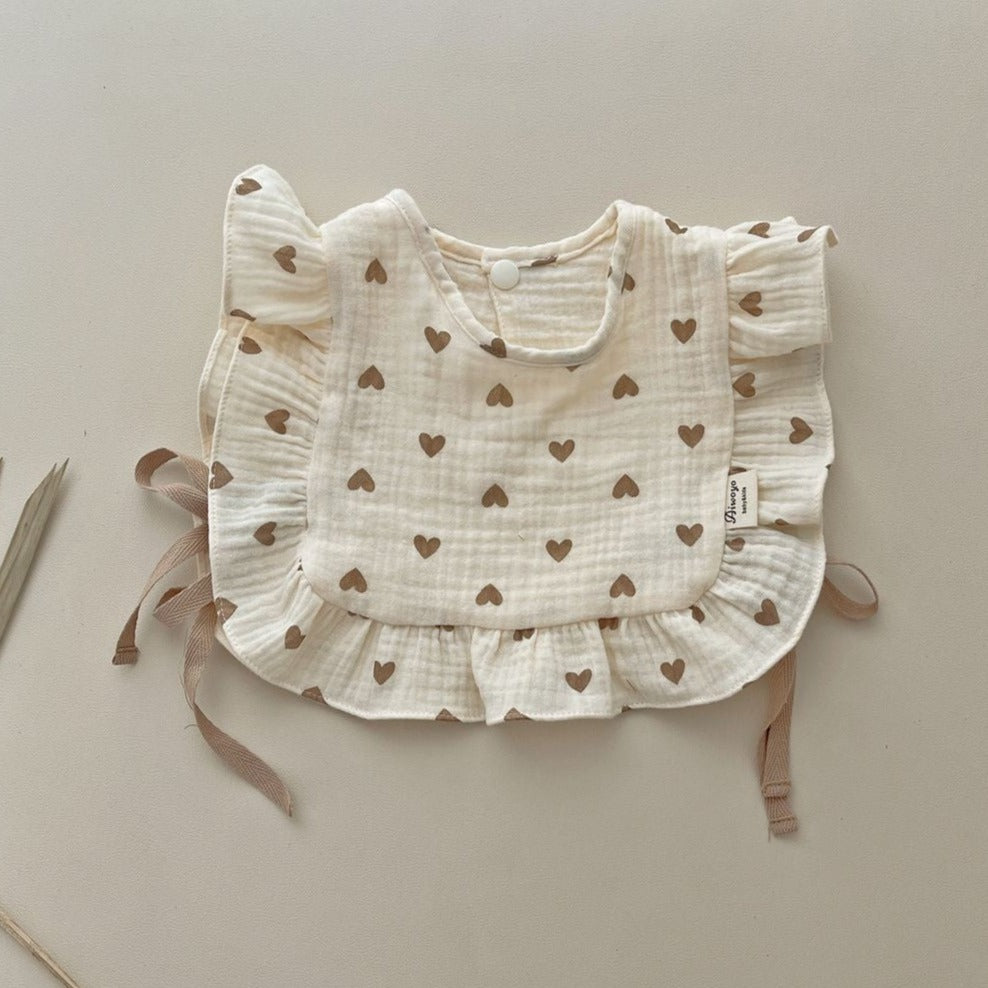 BabyCouture Muslin Bib - Ruffle Edition