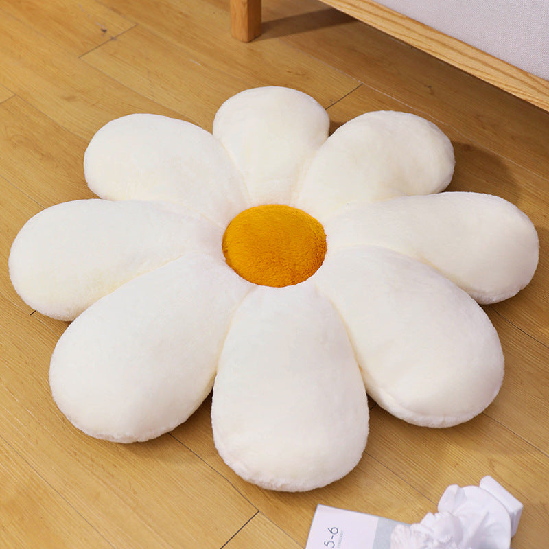 Plush Daisy Floor Cushion