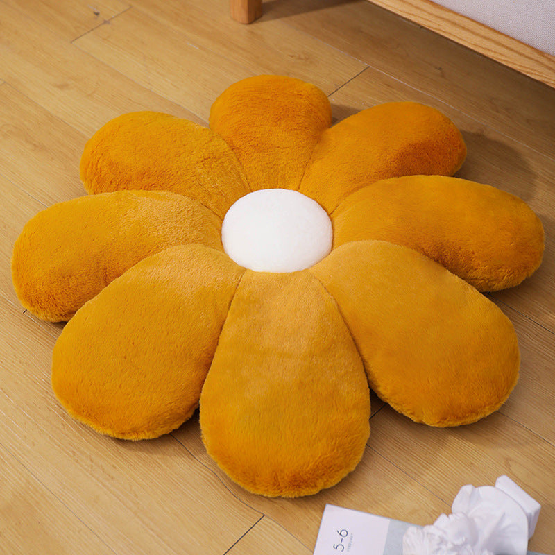 Plush Daisy Floor Cushion