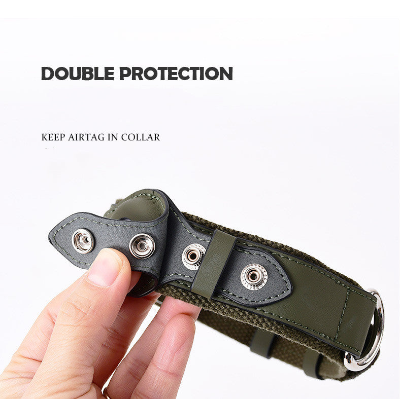 Airtag Leather Pet Collar