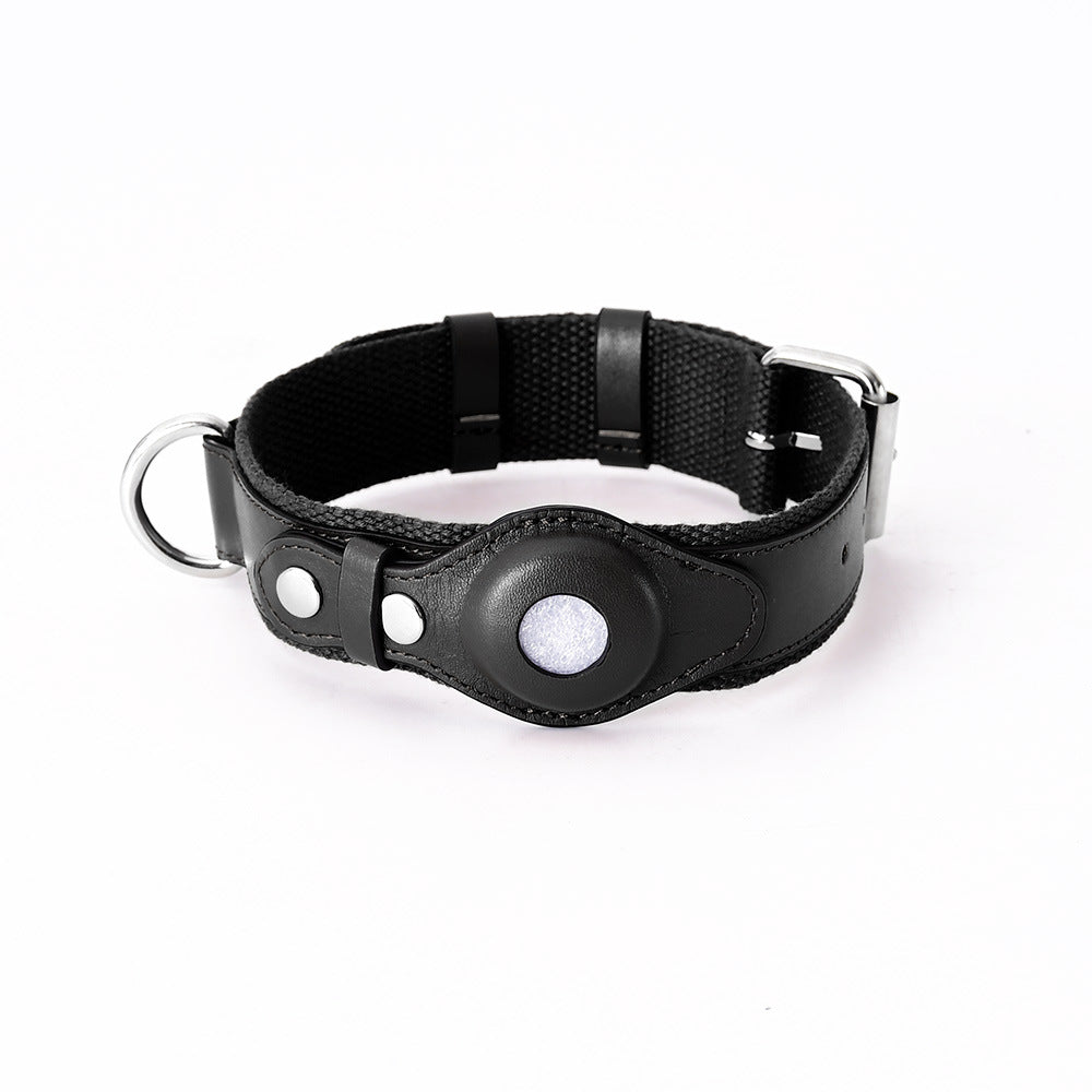 Airtag Leather Pet Collar