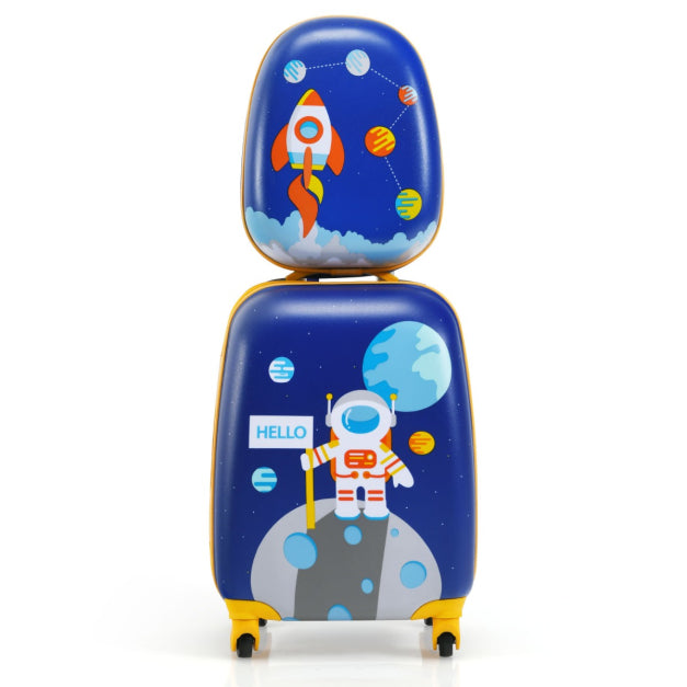 Kids Carry On Luggage Set - Astronaut