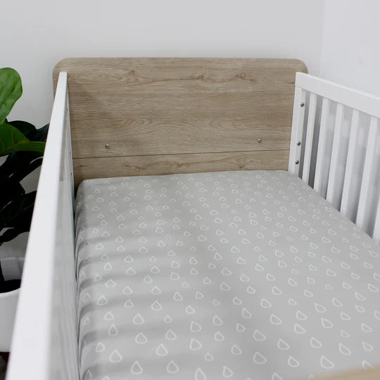 Bubba Blue Jersey Cot Fitted Sheets Nordic 2pk Grey/Sand