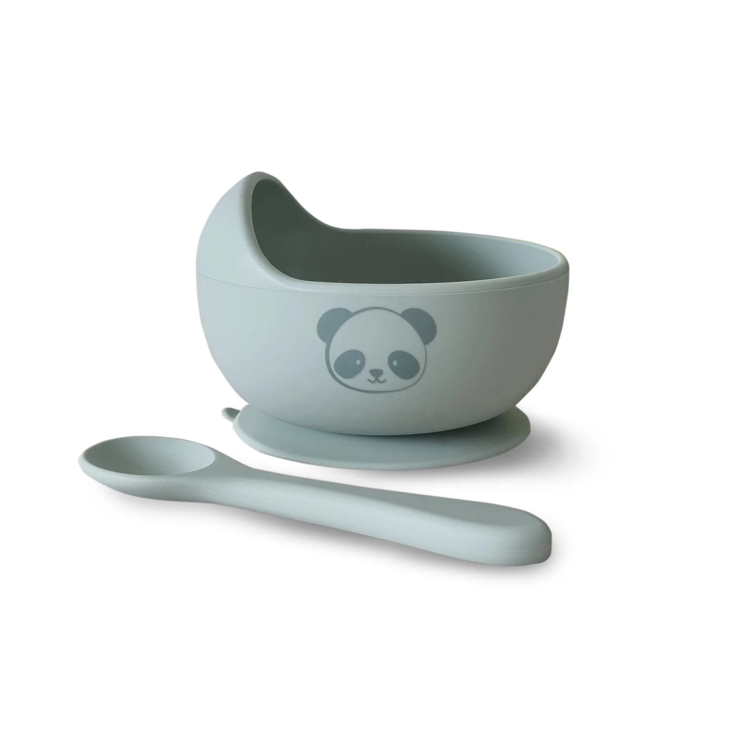 Plum My Baby Silicone Bowl & Spoon Set