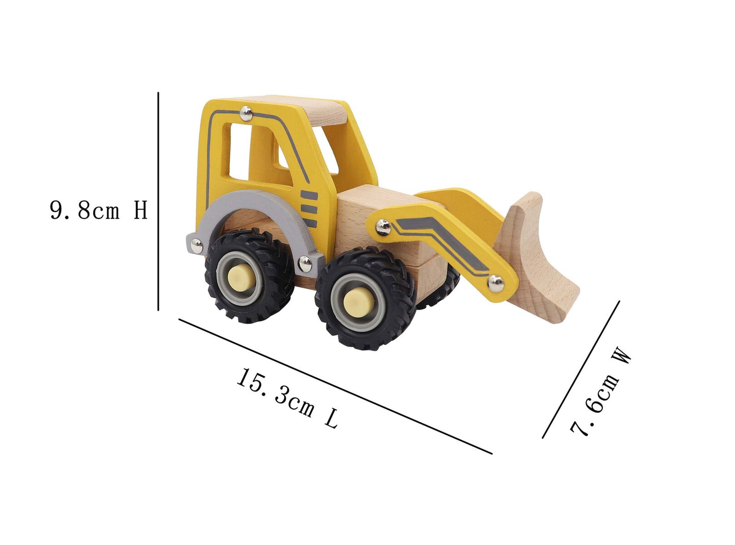 Calm & Breezy Wooden Construction Trucks