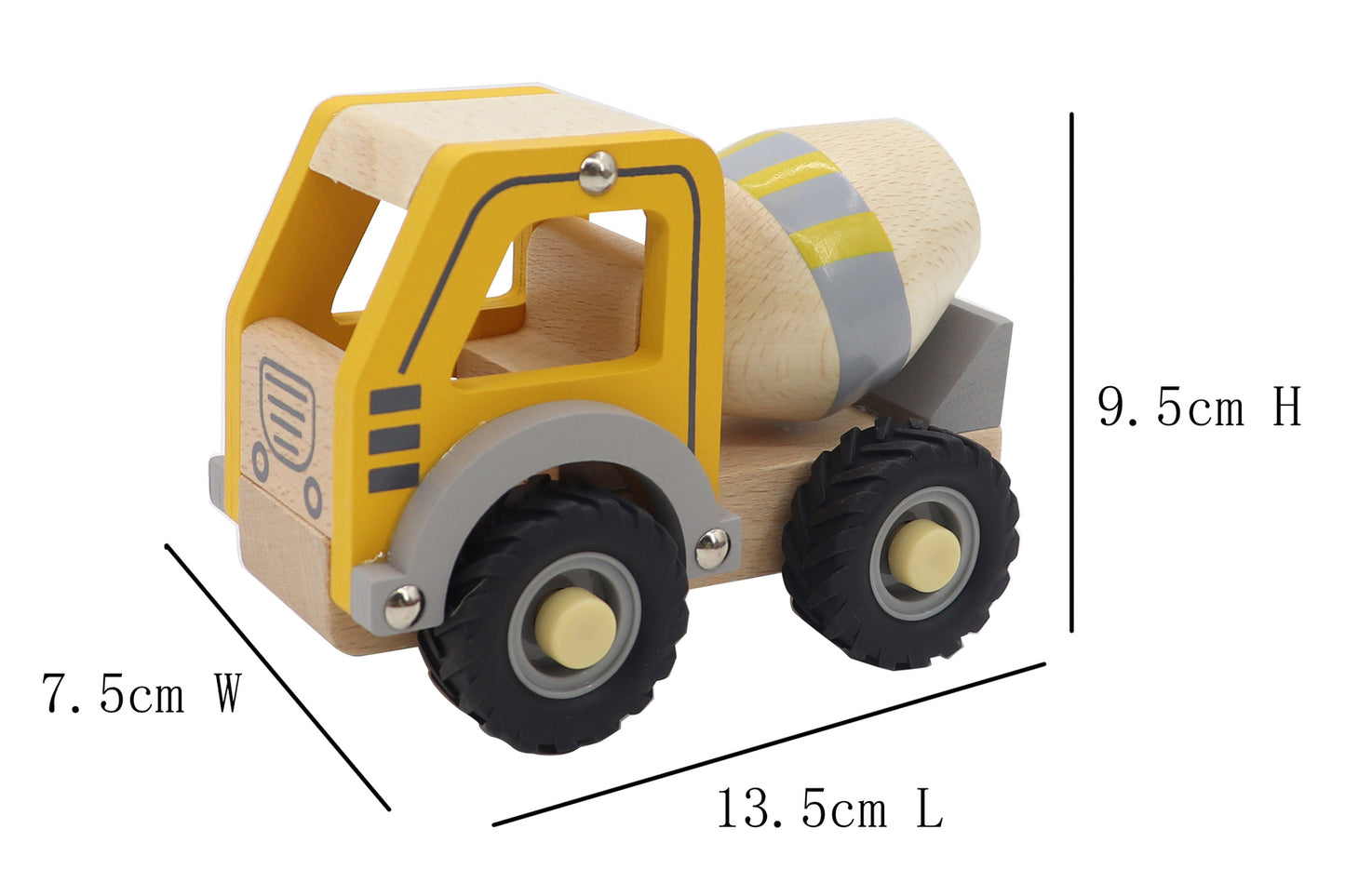 Calm & Breezy Wooden Construction Trucks