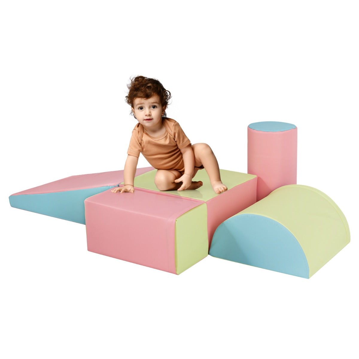 Climb 'n' Crawl 5-Piece Foam Blocks Activity Play Set