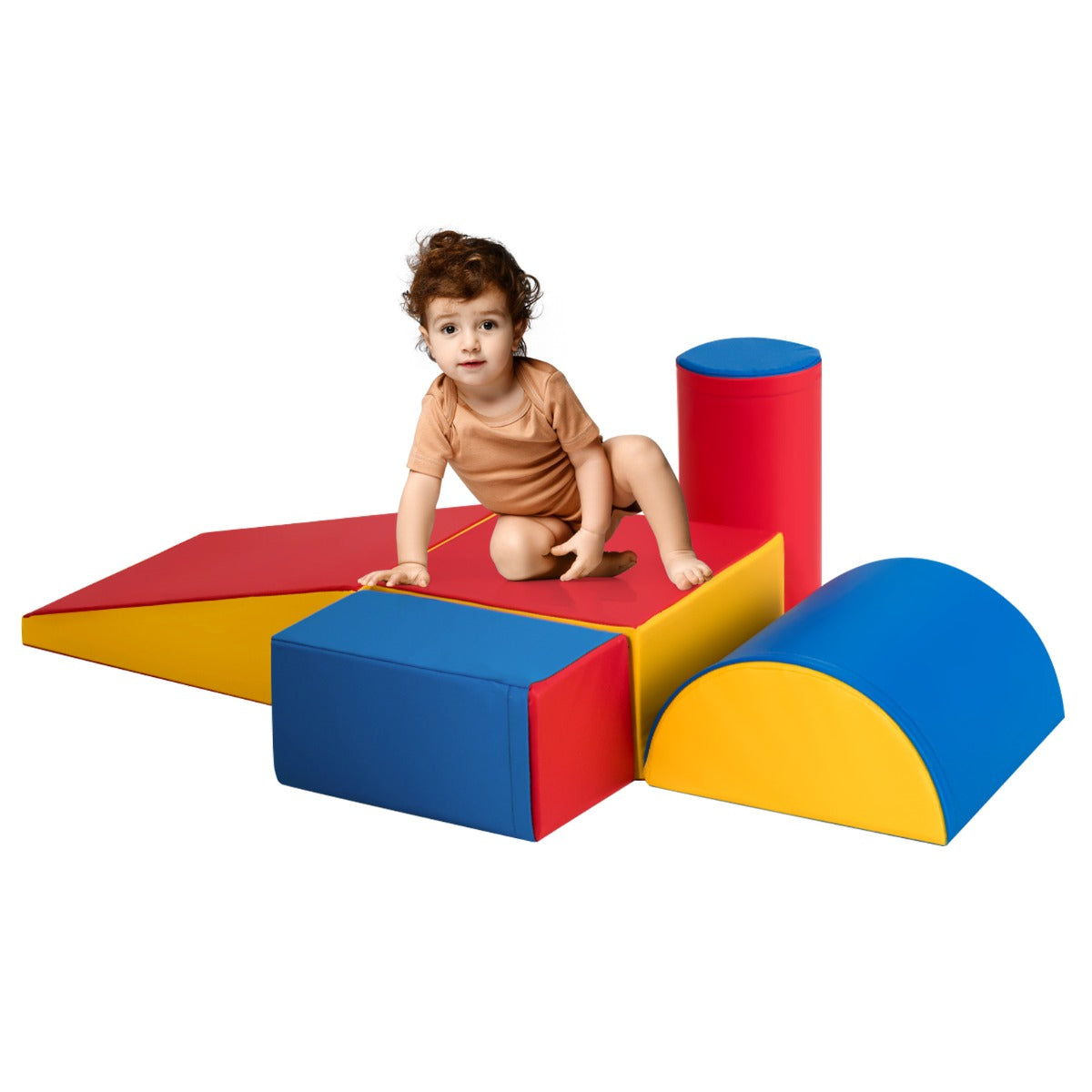 Climb 'n' Crawl 5-Piece Foam Blocks Activity Play Set