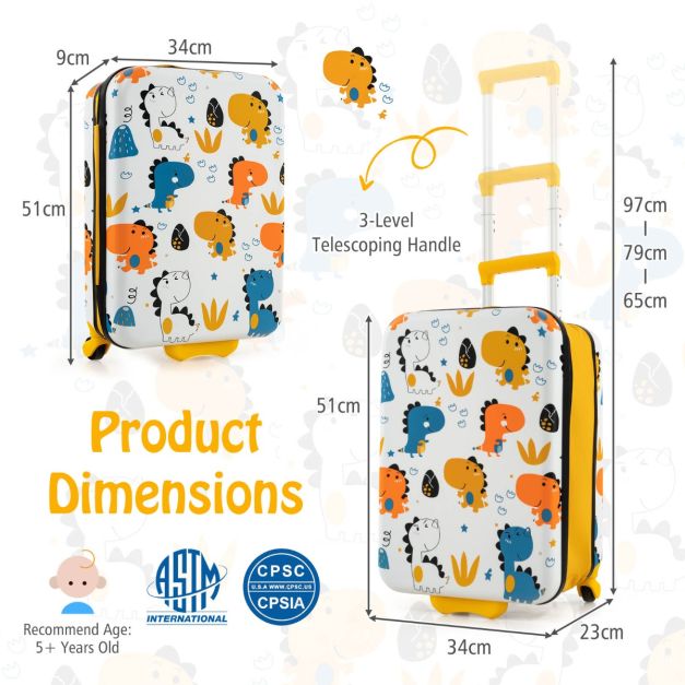 SmartFold 20" Hardshell Kid's Carry-On Luggage