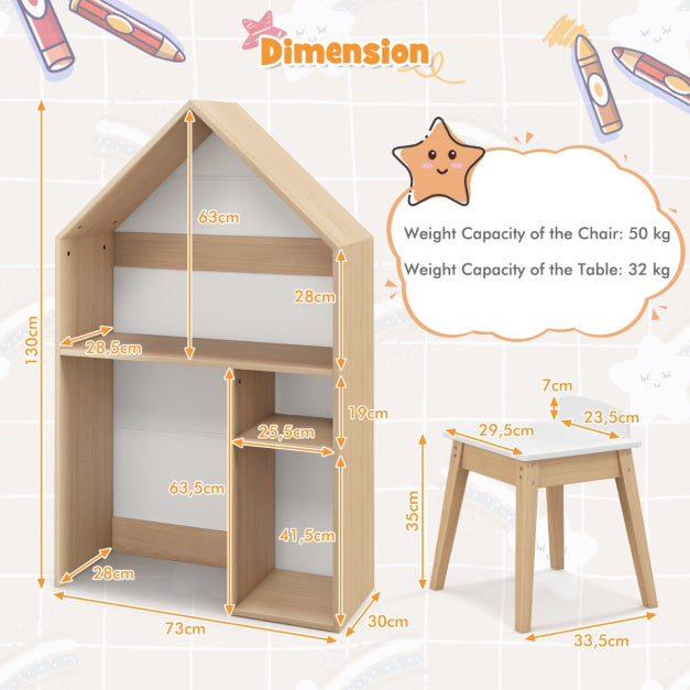 Kids Study Nook Table and Chair Set