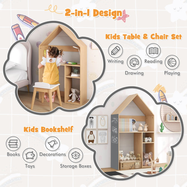 Kids Study Nook Table and Chair Set
