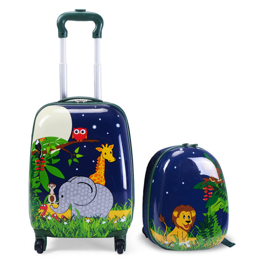 Kids Carry On Luggage Set - Jungle Safari