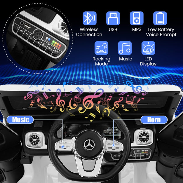 Mini Mercedes G500 Licensed Ride-on Car for Kids