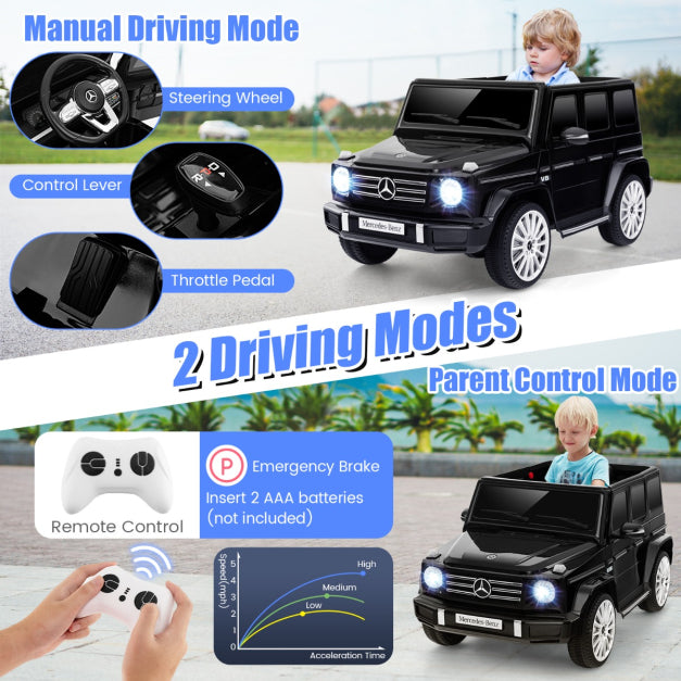 Mini Mercedes G500 Licensed Ride-on Car for Kids