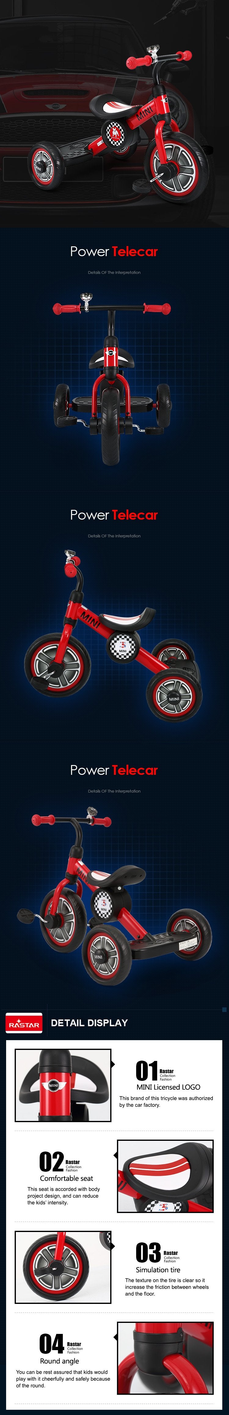 BMW Mini Cooper Kids Tricycle Bike