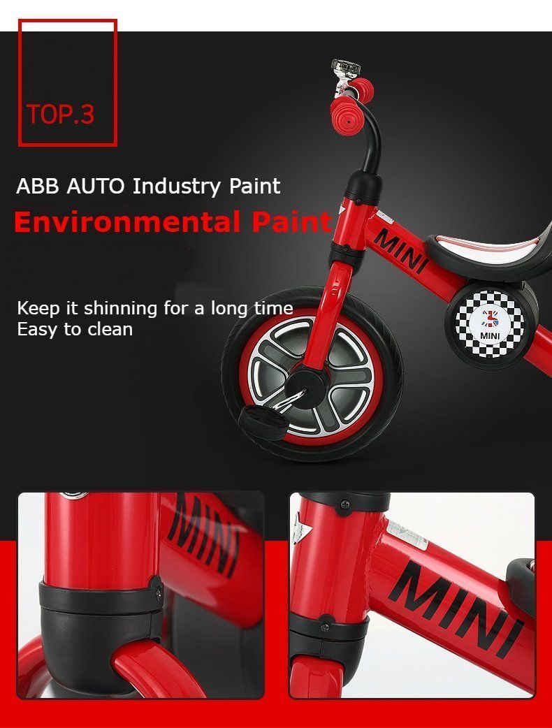 BMW Mini Cooper Kids Tricycle Bike