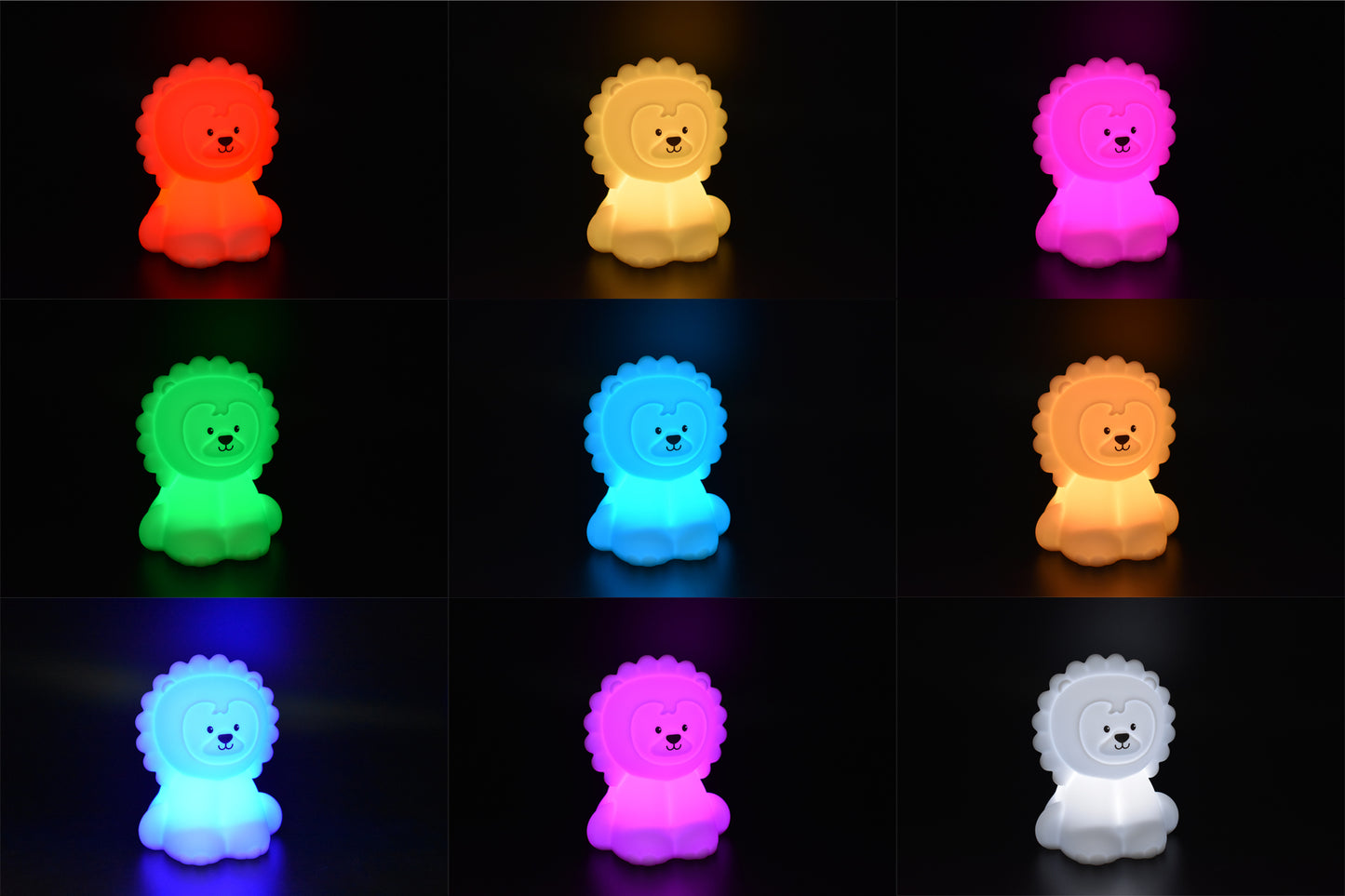Kid's Bedtime Buddy Rory The Lion Night Light