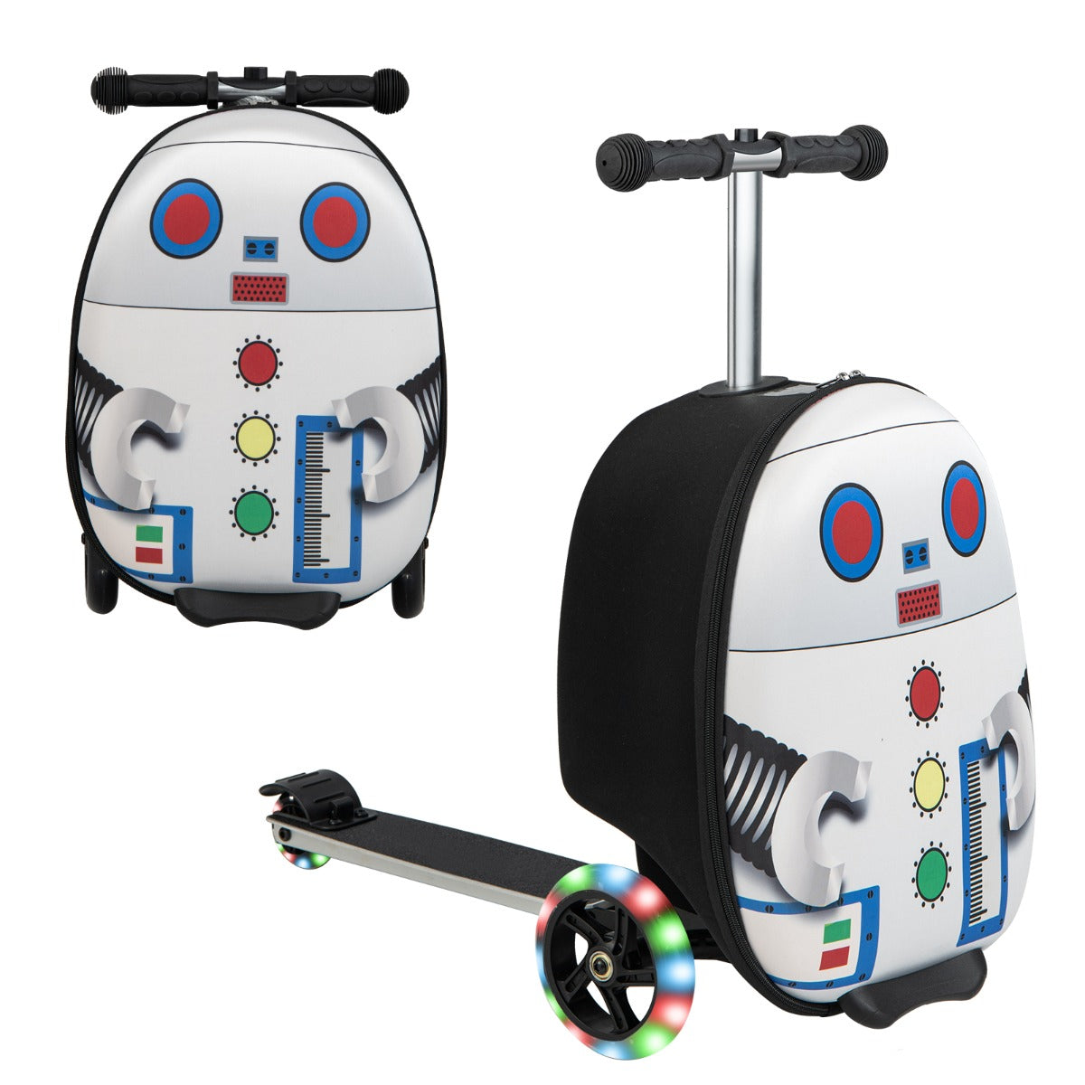 SkateLite: 2-in-1 Suitcase and Skateboard with Tri-Light Wheels