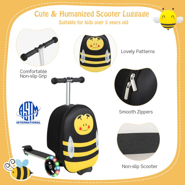 SkateLite: 2-in-1 Suitcase and Skateboard with Tri-Light Wheels