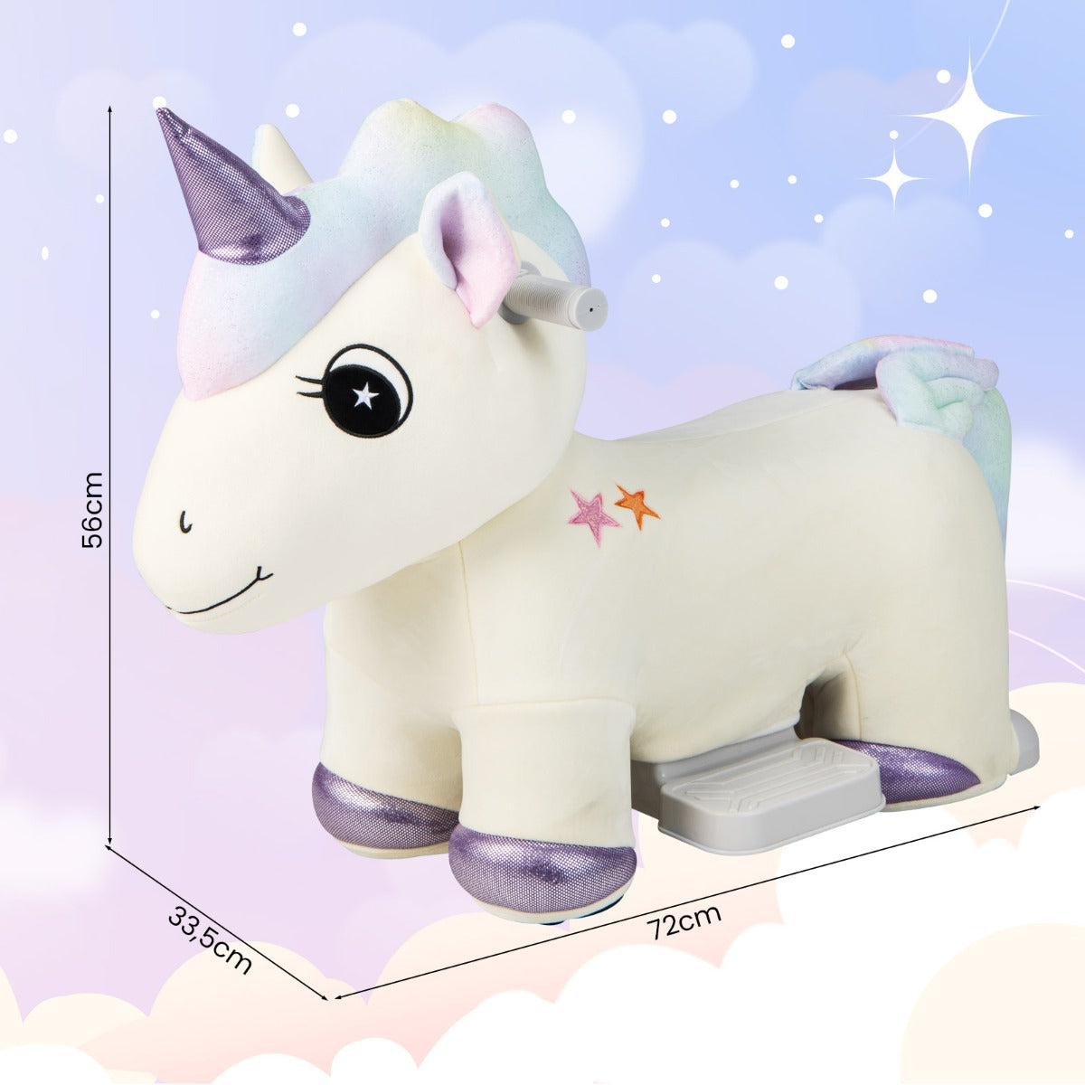 Automatic Unicorn Ride On Toy