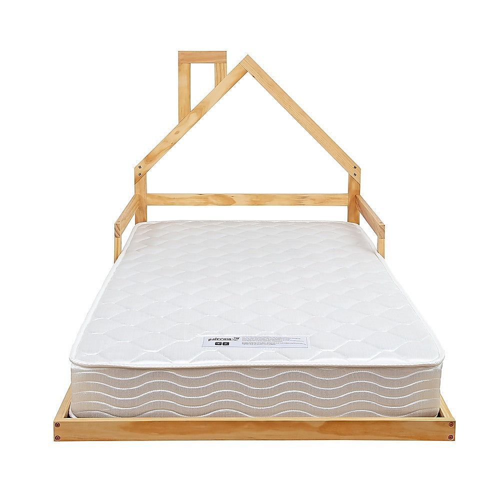 Hampton Montessori Kid's Pine Wood Floor Bed Frame