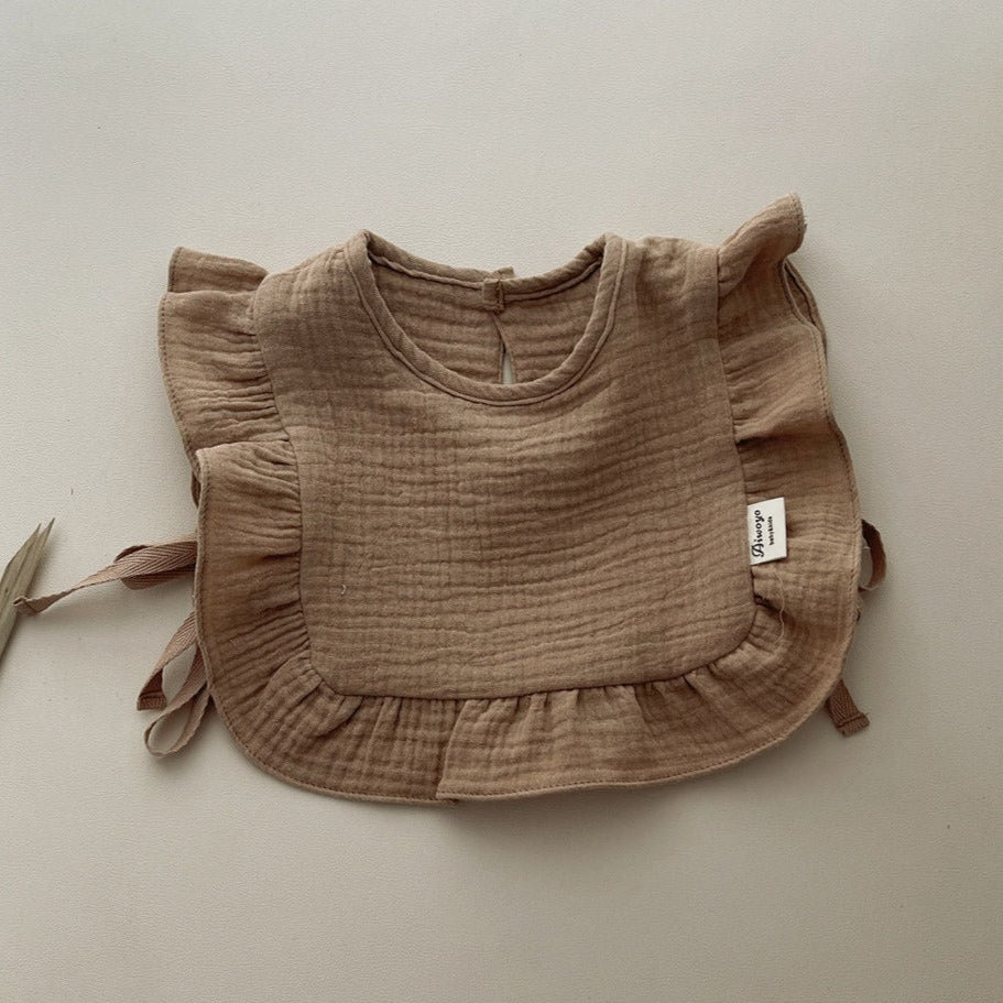 BabyCouture Muslin Bib - Ruffle Edition