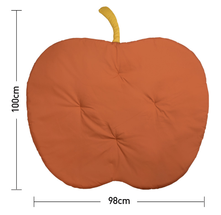 Apple Quilted Tummy Time Play Mat