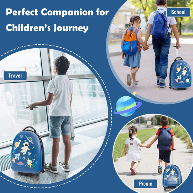 Kid's Carry-on Trolley Suitcase
