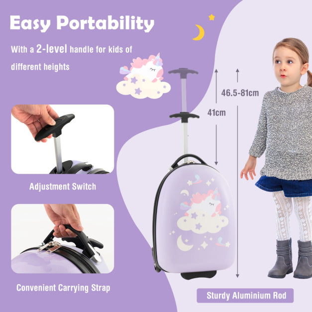 Kid's Carry-on Trolley Suitcase
