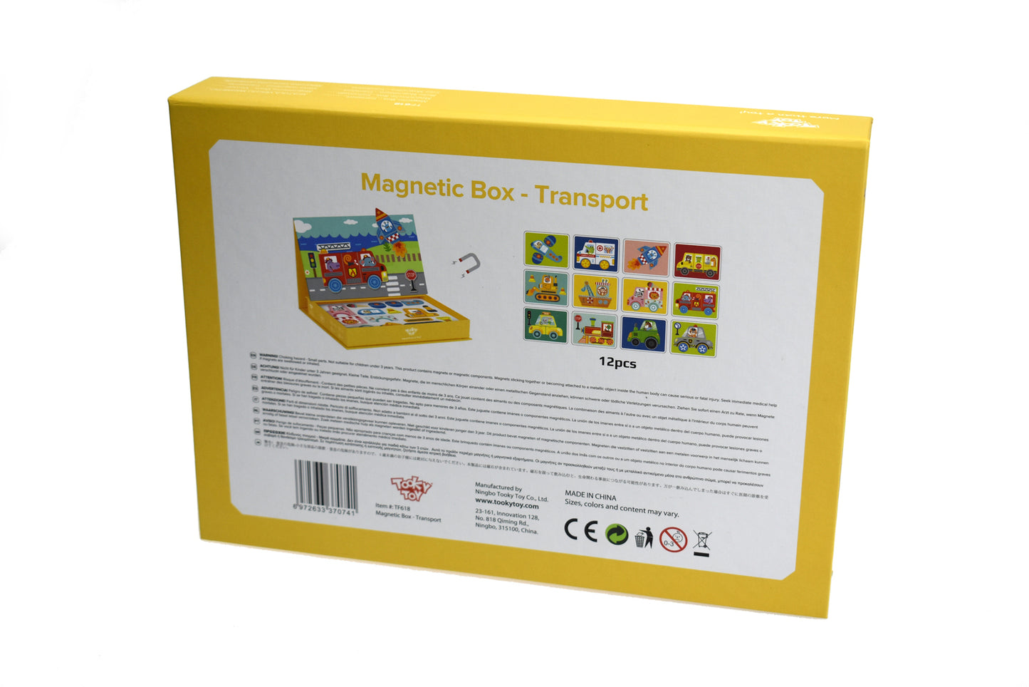 Tooky Toys Magnetic Box - Transportation