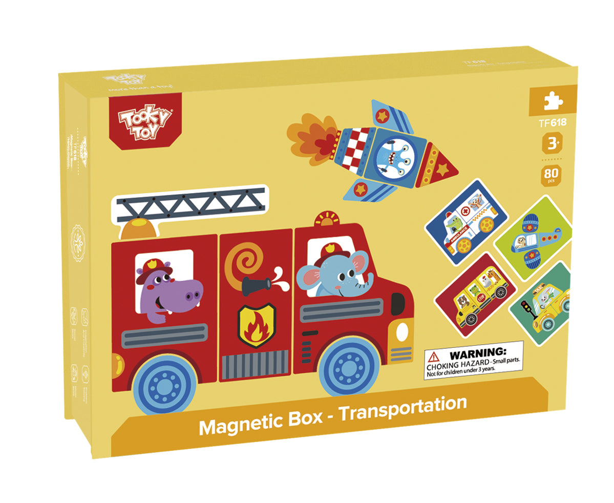 Tooky Toys Magnetic Box - Transportation