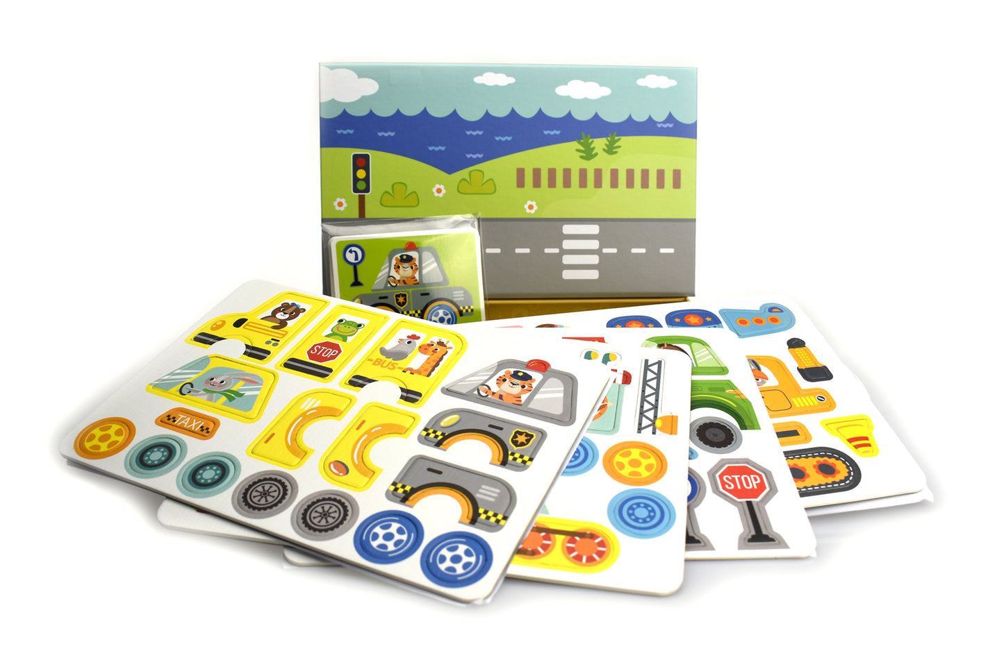 Tooky Toys Magnetic Box - Transportation
