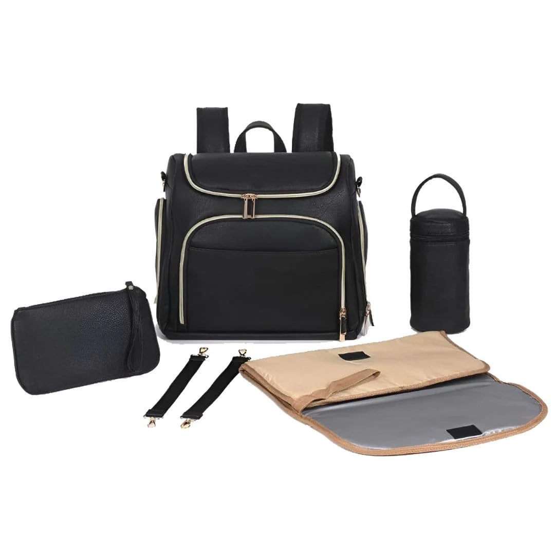 LittleLuxe PU Leather Nappy Bag