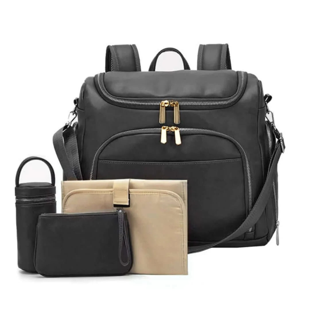 LittleLuxe PU Leather Nappy Bag