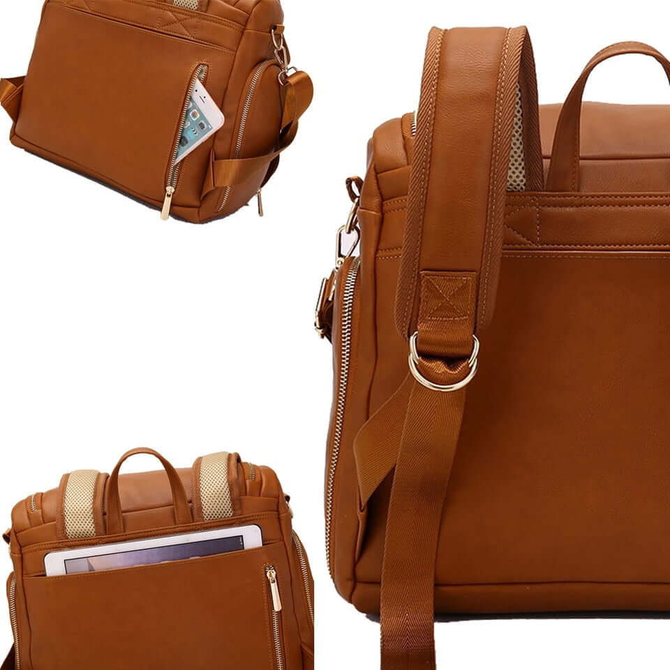 LittleLuxe PU Leather Nappy Bag
