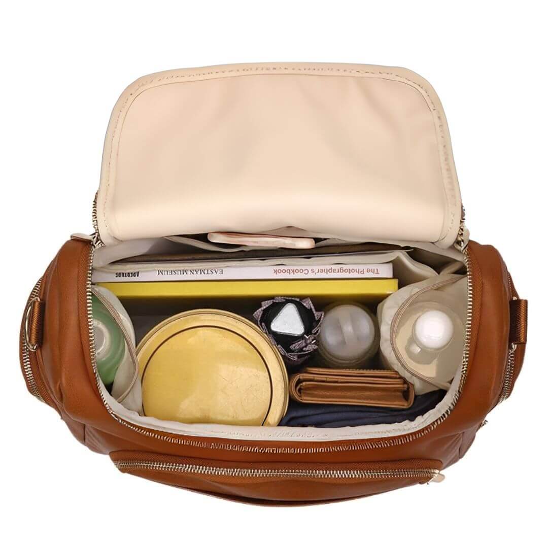 LittleLuxe PU Leather Nappy Bag