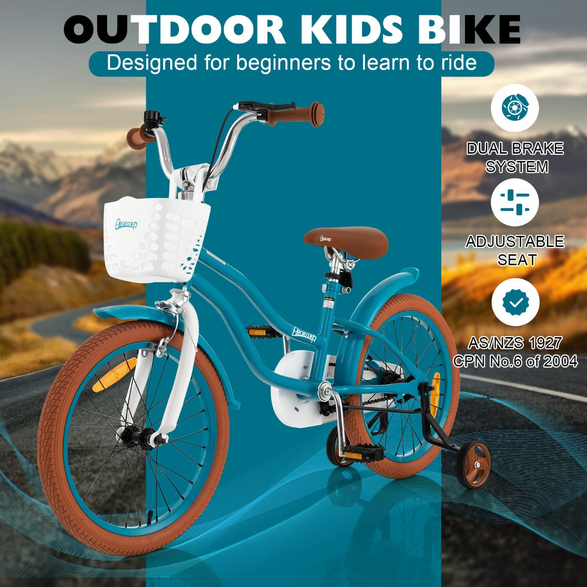 Kid's Pedal Bike with Handbrake