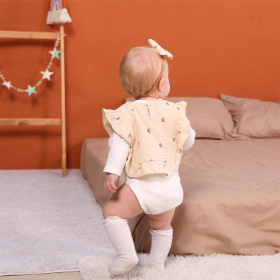 BabyCouture Muslin Bib - Ruffle Edition