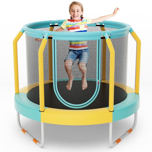Junior Compact Trampoline with Mesh Enclosure