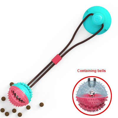 Interactive Dog Ball Toy with Silicon Suction Cup