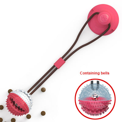 Interactive Dog Ball Toy with Silicon Suction Cup