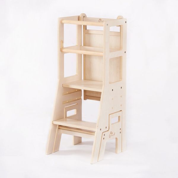 Montessori Learning Tower with Step Stool & White Board – Some Bub Stuff &  Co