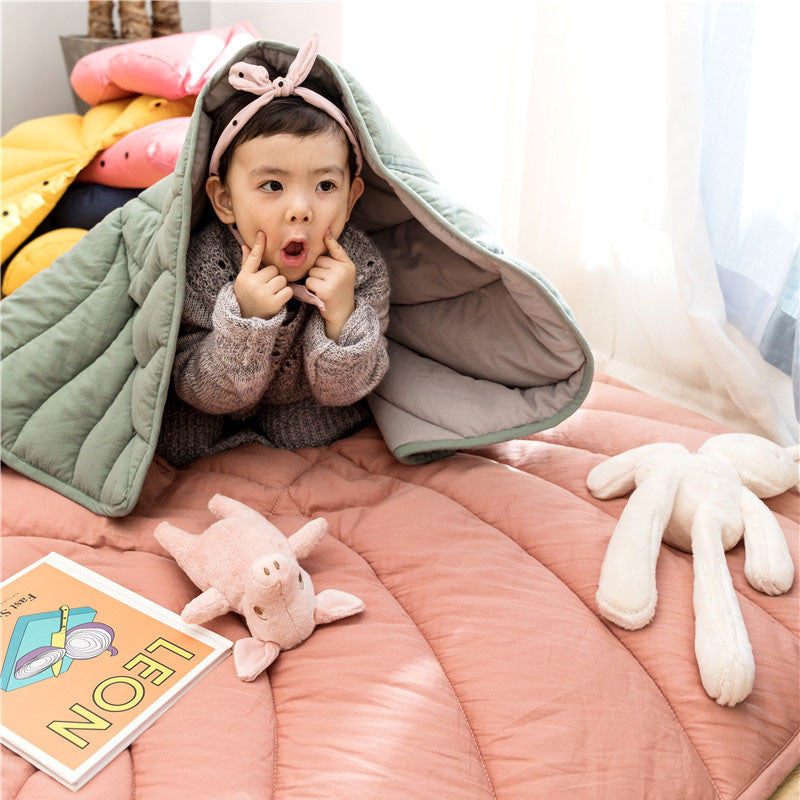 Leaf Cotton Play Mat & Blanket