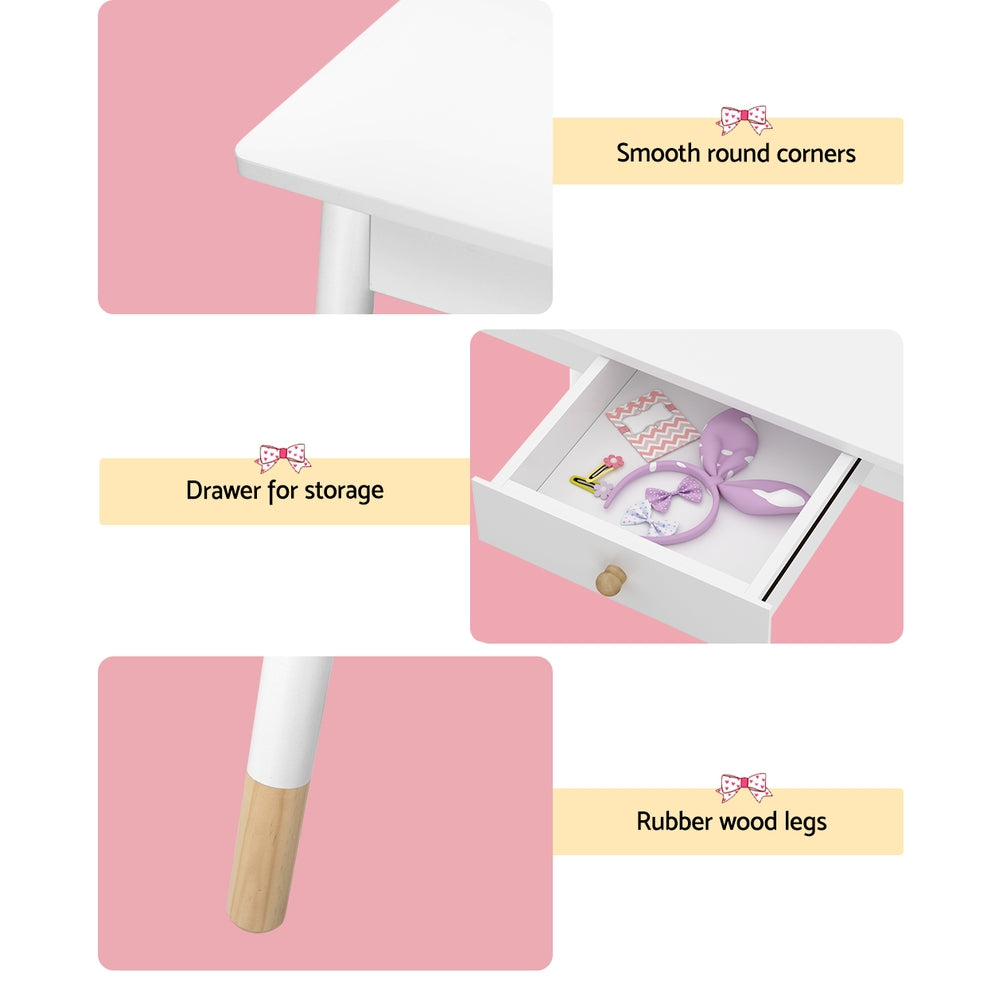 Keezi Kids Cloud Vanity Dressing Table