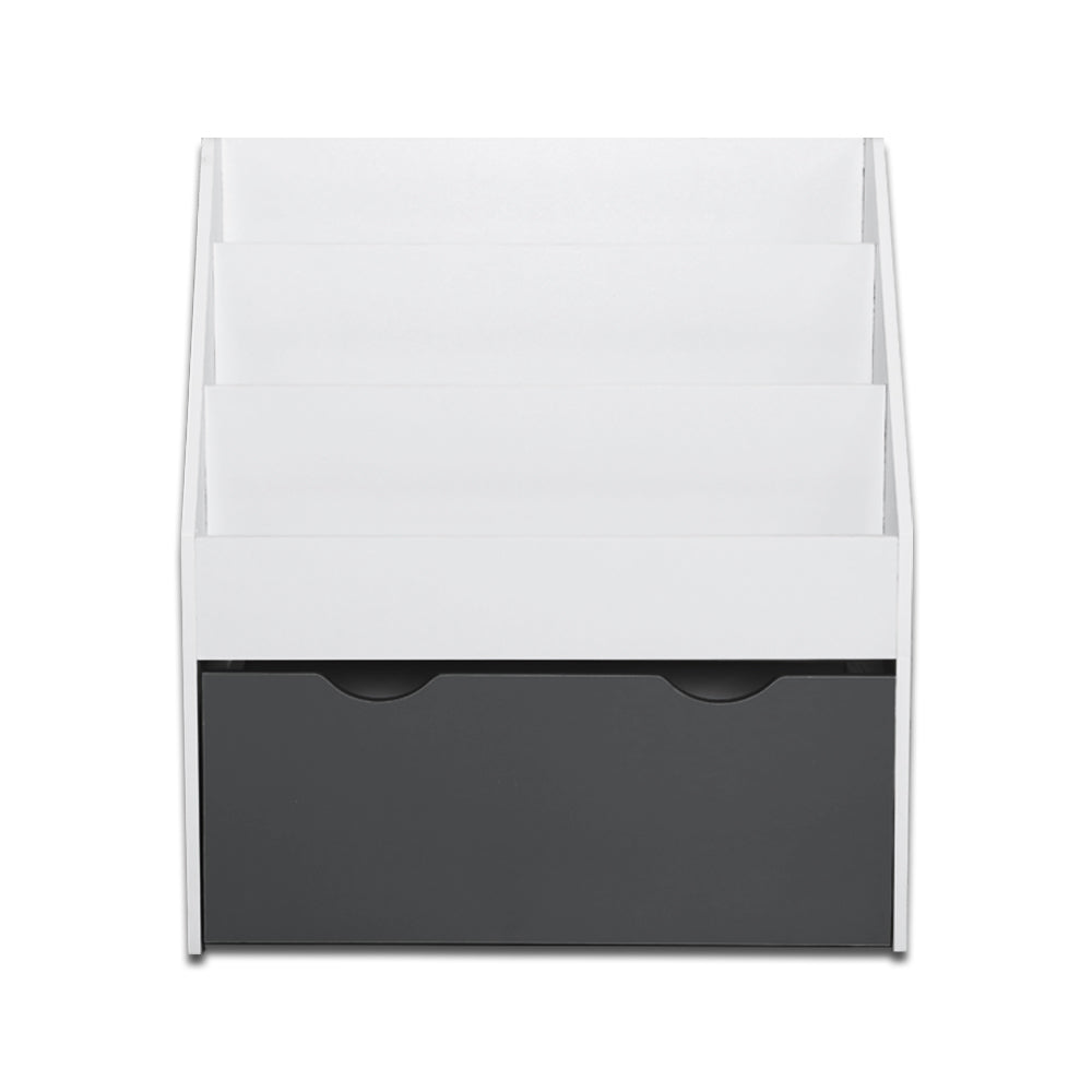 Keezi 3 Tiers Kids Bookshelf with Storage