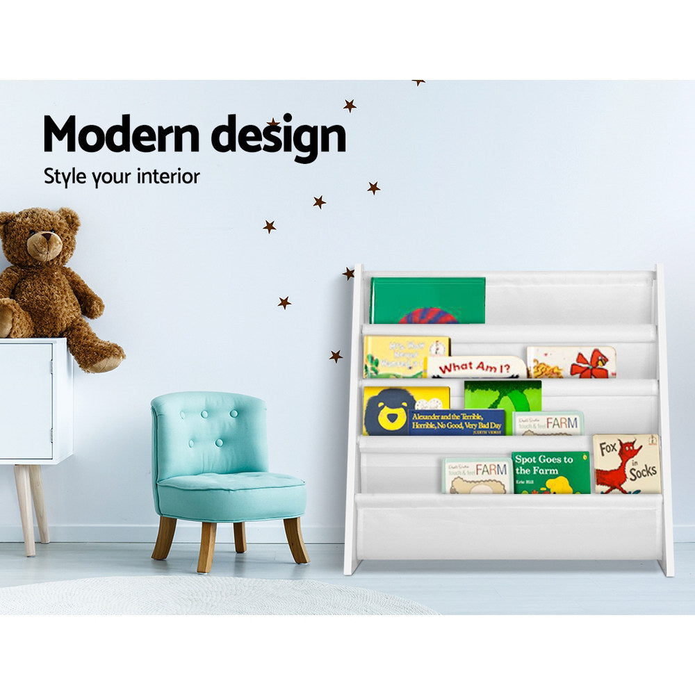 Keezi 4 Tiers Kids Bookshelf