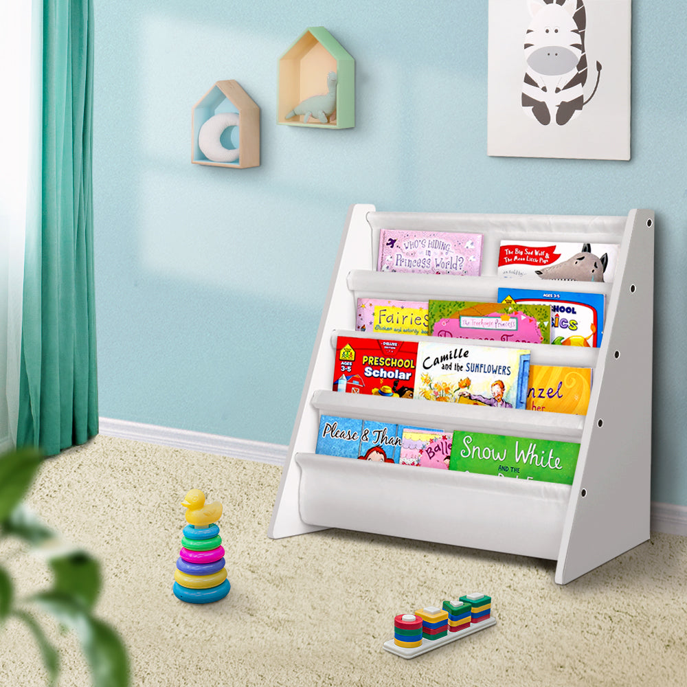 Keezi 4 Tiers Kids Bookshelf